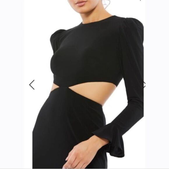 Mac Duggal Ieena Cut-Out Jersey A-Line Gown - Picture 10 of 10